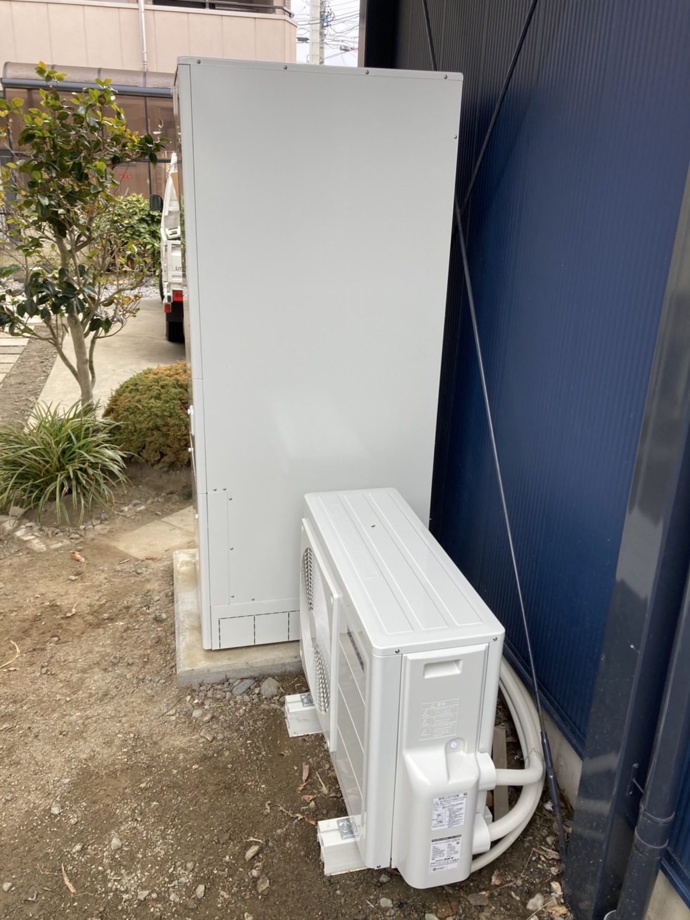 長野市　コロナ　460L　エコキュート設置工事のリフォーム写真