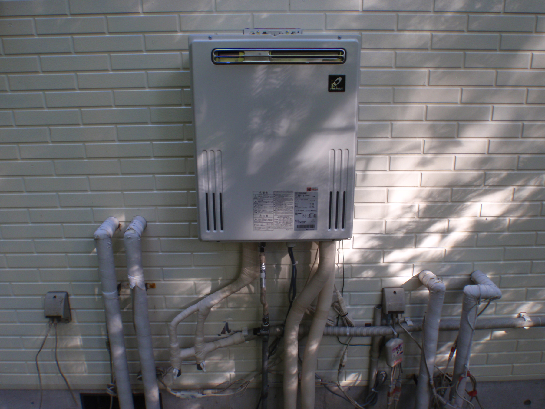 長野県軽井沢　パーパス　ガス給湯器交換のリフォーム写真