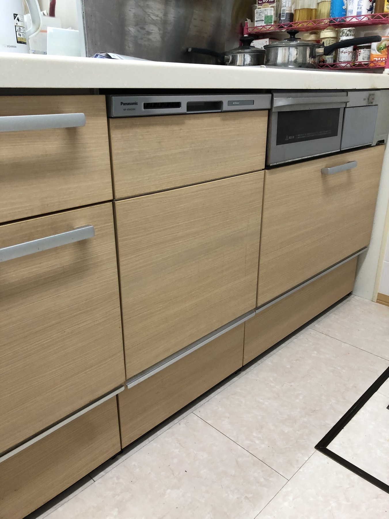 長野市　食洗機のリフォーム写真