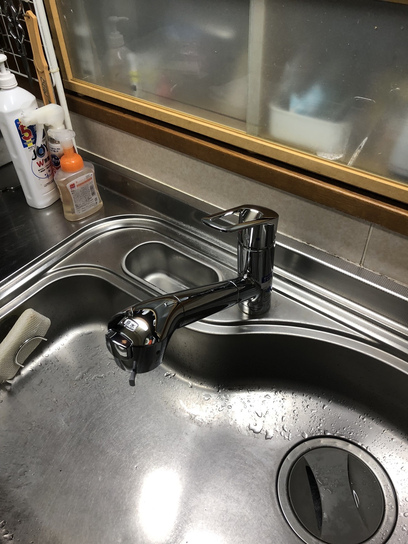 長野市　キッチン水栓のリフォーム写真