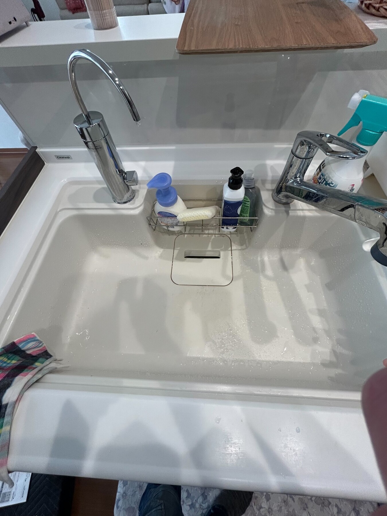 キッチン水栓　浄水専用水栓のリフォーム写真