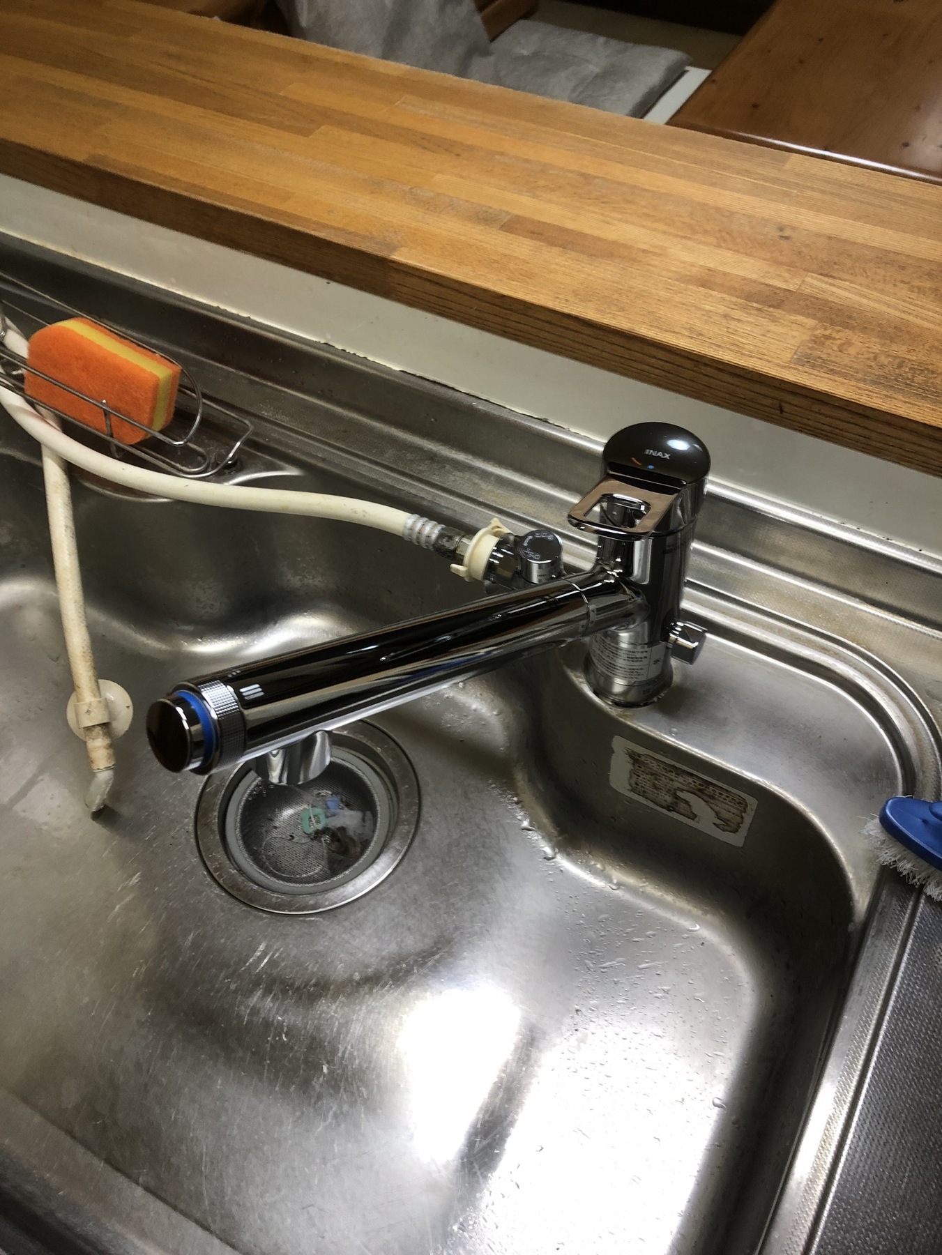 キッチン水栓のリフォーム写真