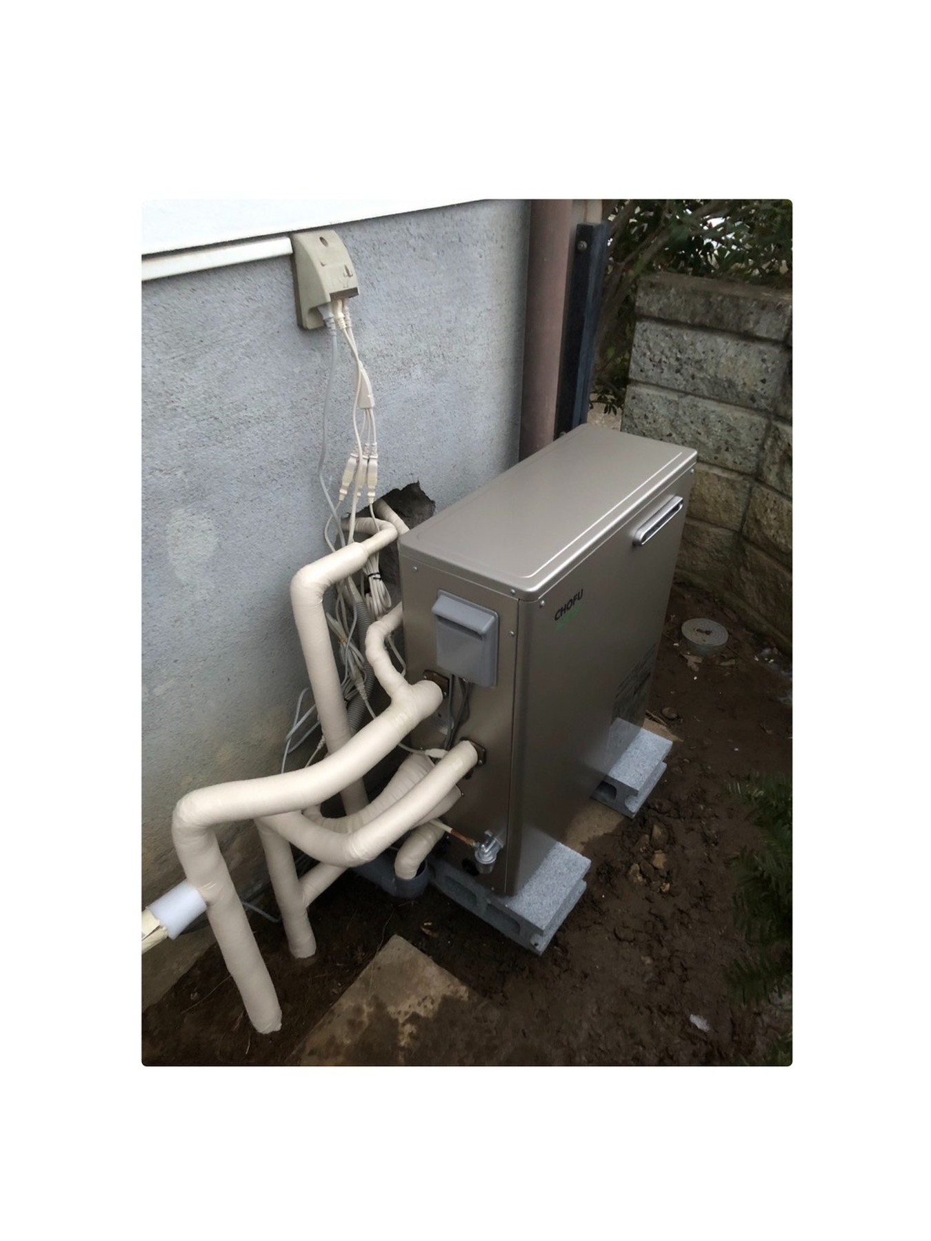 石油給湯器交換のリフォーム写真