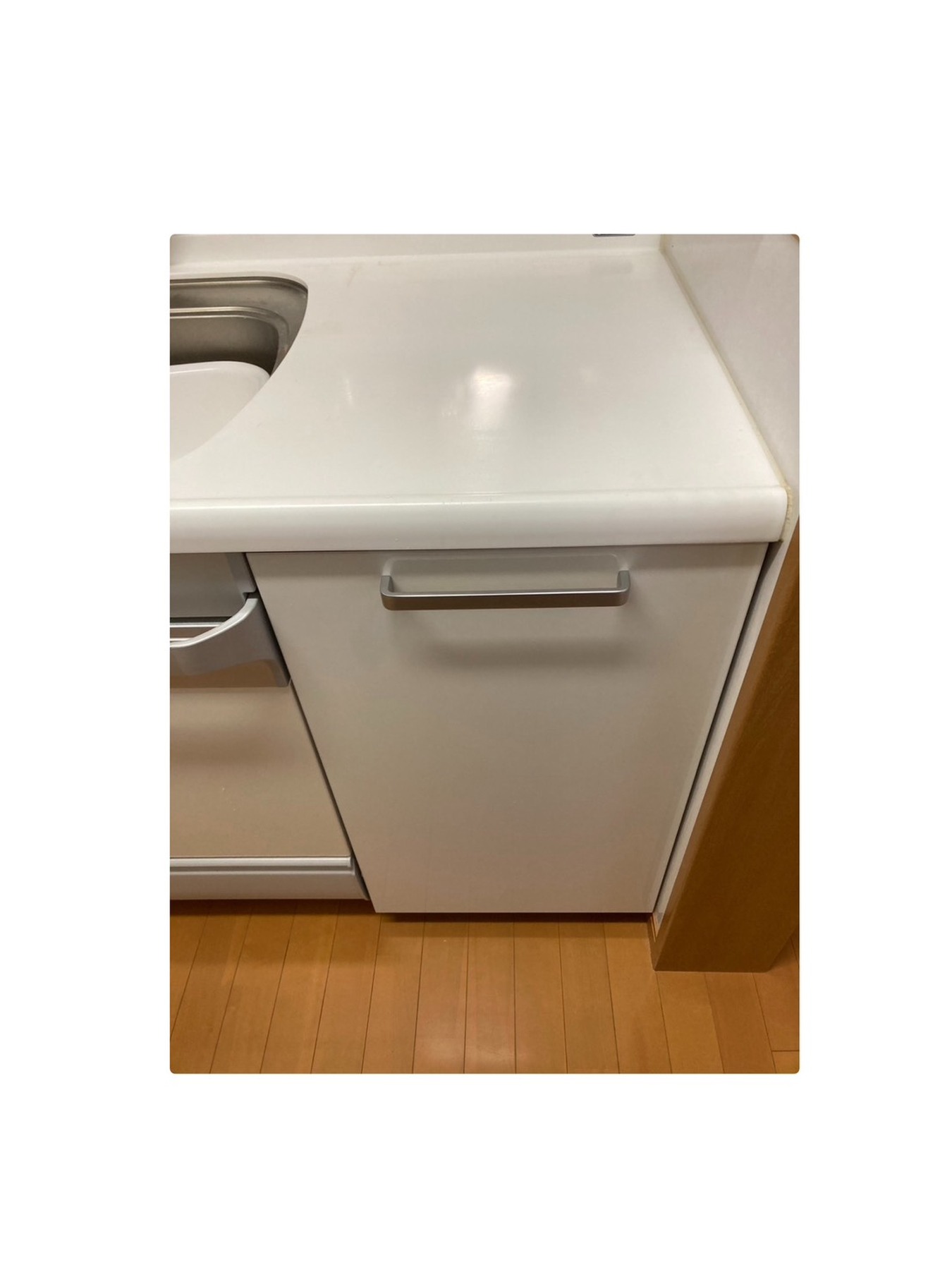 浅型食洗機→フロントオープン食洗機へのリフォーム写真
