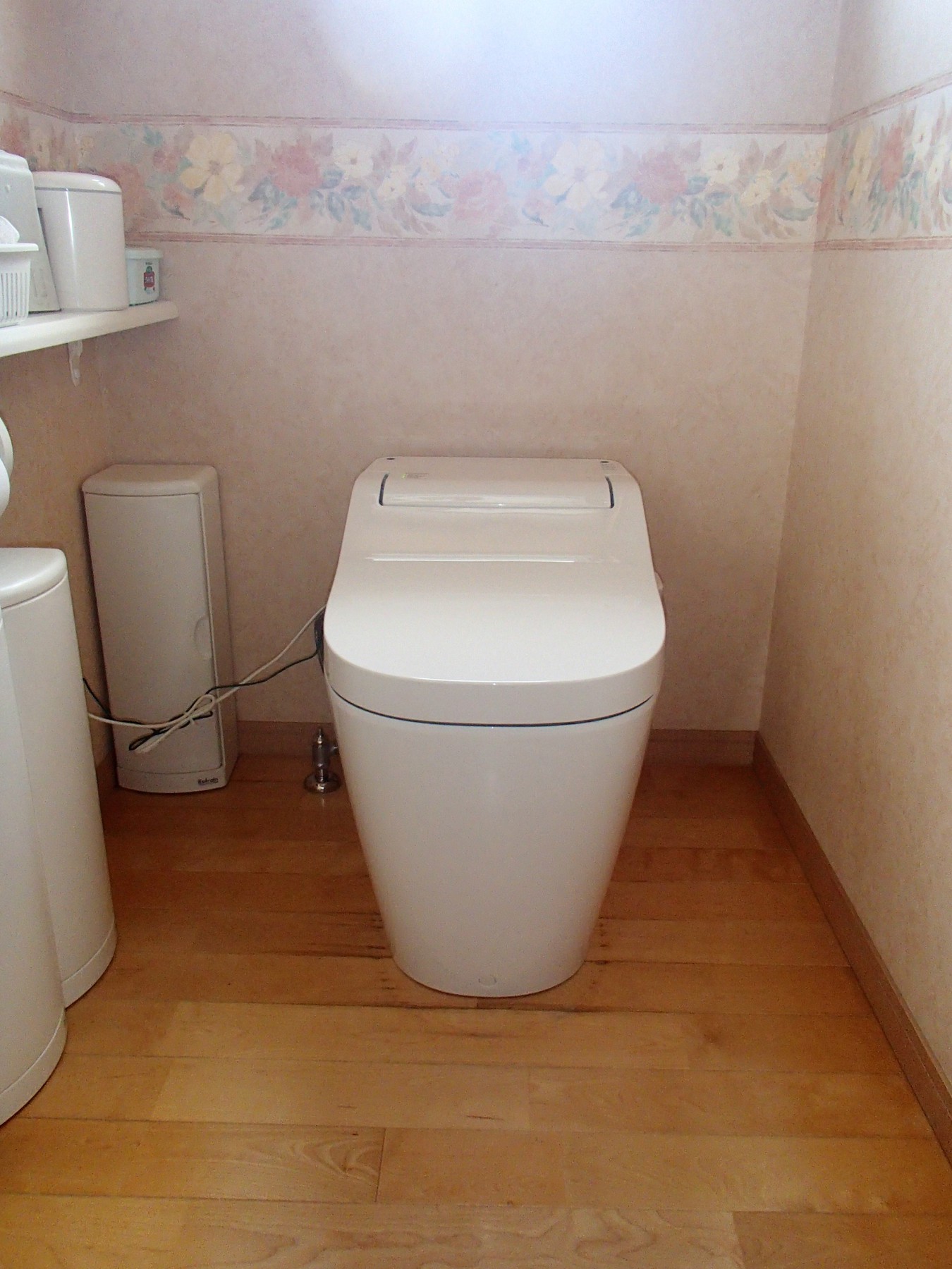 長野県飯山市　パナソニックトイレ　今人気のアラウーノSⅡのリフォーム写真