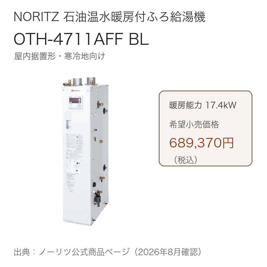OTH-4711AFF BL 公式掲載情報